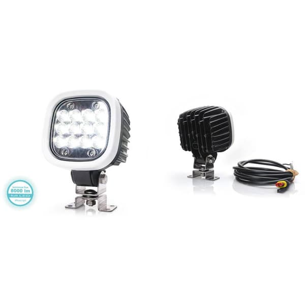 WAS Arbetsbelysning 12 V, 24 V, 36 V, 48 V, 60 V, 70 V W130 8000 Superseal 1214/1 Närfältsbelysning Bredd (B x H x D) 1