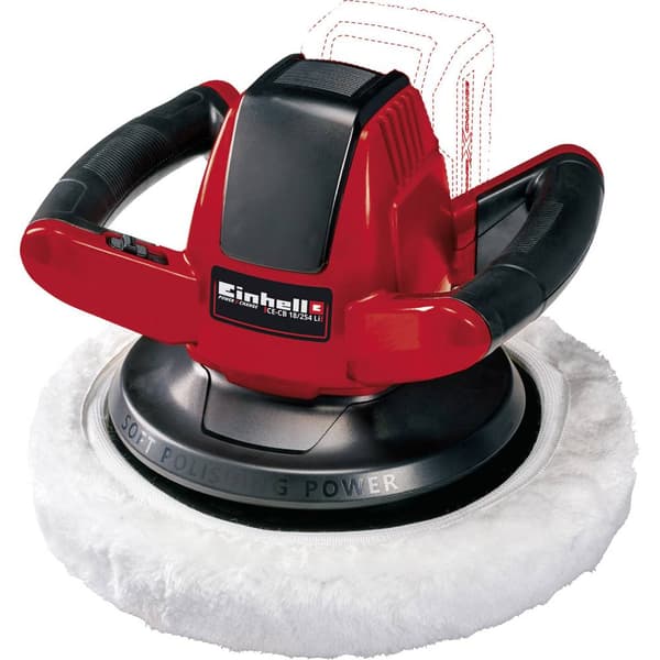 Einhell Power X-Change GE-CB 18/254 Li - Solo 2093301 Batteri poleringsmaskine 2500 U/min (max) 254 mm