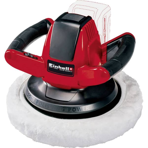 Einhell Power X-Change GE-CB 18/254 Li - Solo 2093301 Batteri poleringsmaskine 2500 U/min (max) 254 mm