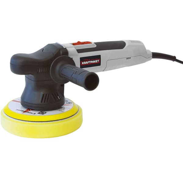 Dino KRAFTPAKET Exzenterpoliermaschine 230 V 650 W 1600 - 6400 U/min 125/150 mm 9mm Hub 640296 Polermaskin excenter 230