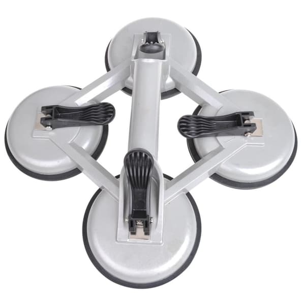 ProPlus Vakuumlyftare med 4 sugplattor aluminium silver