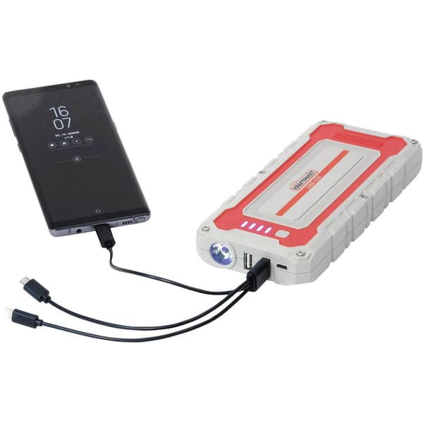 Dino KRAFTPAKET Starthjälpsystem 12V 1500A 62.9Wh 136150 Startström (12 V): 500 A Arbetsljus, Elektronikskydd, Indikato