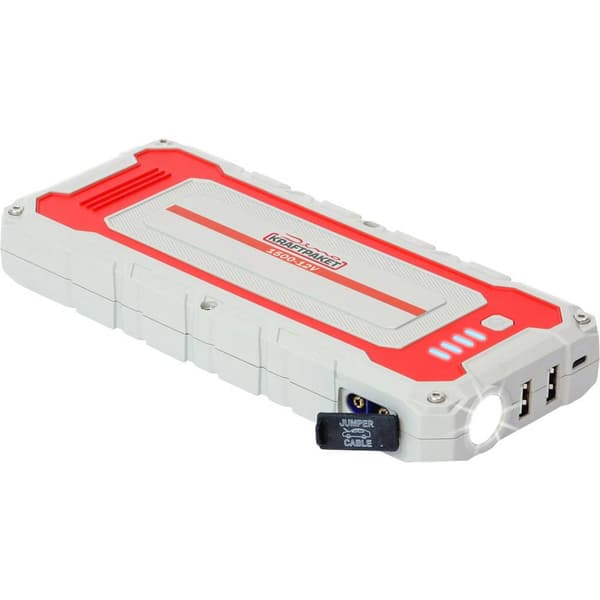 Dino KRAFTPAKET Starthjälpsystem 12V 1500A 62.9Wh 136150 Startström (12 V): 500 A Arbetsljus, Elektronikskydd, Indikato