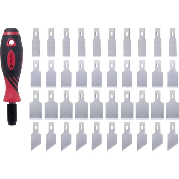 TOOLCRAFT TO-5903430 41 delar Schablersats 12 mm, 16 mm, 20 mm aluminium