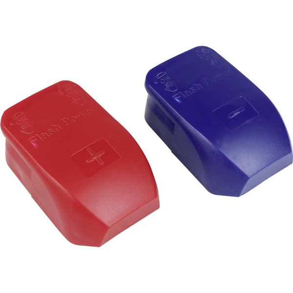 Calima 46007 Batterie Schnellverbinder Batteri-snabbanslutning Minuspol, Pluspol Fjäderklämma 1 par