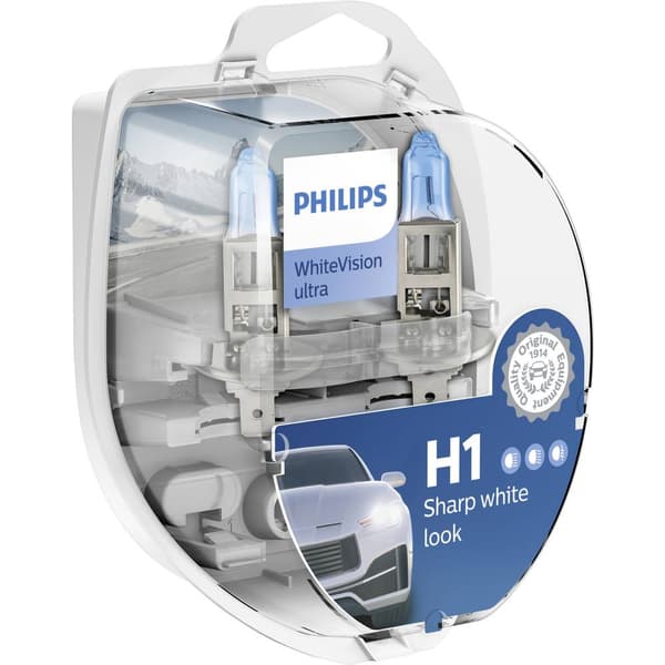 Philips Automotive 12258WVUSM Halogenlampa WhiteVision Ultra H1 55 W 12 V