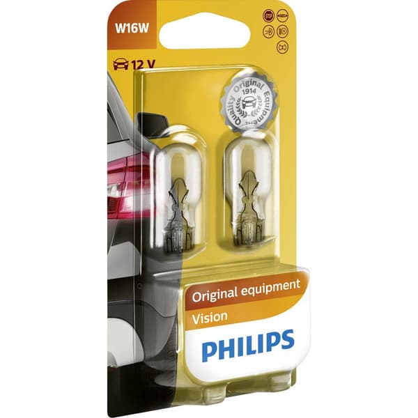 Philips Automotive 12067B2 Signallampa Vision W16W 16 W 12 V