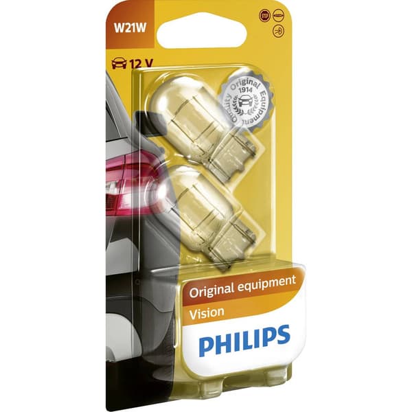 Philips Automotive 12065B2 Signallampa Vision W21W 21 W 12 V