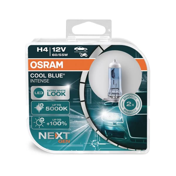 OSRAM 64193CBN-HCB Halogenlampa Cool Blue Intense H4 55 W 12 V