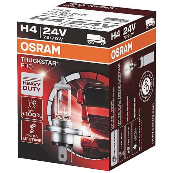 OSRAM 64196TSP Halogenlampa Truckstar H4 75/70 W 24 V