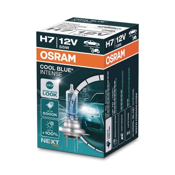 OSRAM 64210CBN Halogenlampa Cool Blue Intense H7 55 W 12 V