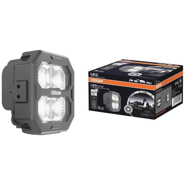 OSRAM Arbetsbelysning 12 V, 24 V LEDriving® Cube PX3500 Ultra Wide LEDPWL 102-UW Närfältsbelysning Bredd (B x H x D) 68