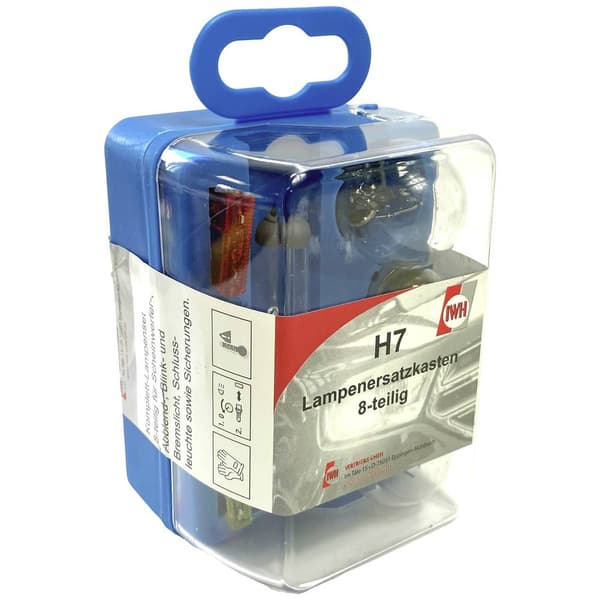 IWH 019367 Halogen belysning, reservlampebox H7 55 W, 5 W, 21 W 12 V