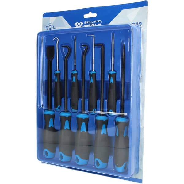 Brilliant Tools BT542010 Krok-verktygssats till skrapa, 9 delar