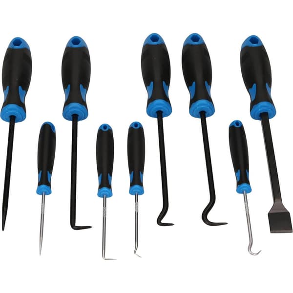 Brilliant Tools BT542010 Krok-verktygssats till skrapa, 9 delar