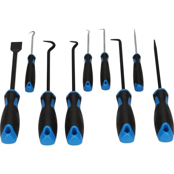 Brilliant Tools BT542010 Krok-verktygssats till skrapa, 9 delar