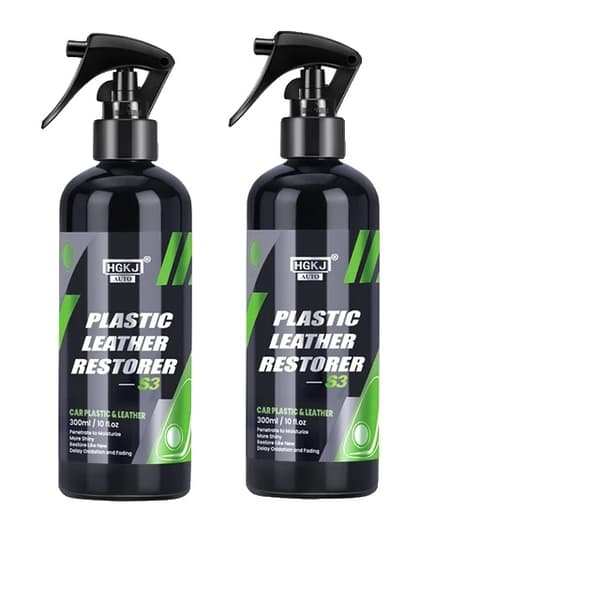 Auton sisätilan muovin palauttaja, palauttaa nahkapenkit, uudistaa muovipinnat., S3-300ml x S12-300ml
