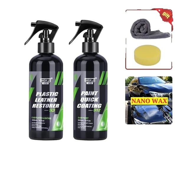 Auton sisätilan muovin palauttaja, palauttaa nahkapenkit, uudistaa muovipinnat., S3-300ml x S12-300ml S3-300ml x S12-300ml
