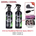 Miniatyrbillede 2 af 2: Bil Rustfjerner, Fjerner Jernpartikler, Super Støv Metal Fjerner Spray, S18-300ml x S6-300ml