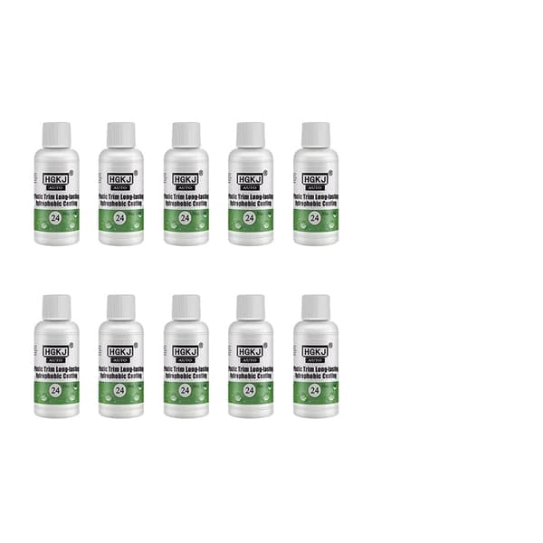 Auton muovin uudistaja, hydrofobinen kaava, pitkäkestoinen suojaus, 50ml x 10kpl