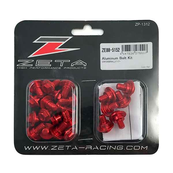 Zeta Päällystysruuvisarja Honda Crf 250 L 18-19 Ze88-5152 Punainen