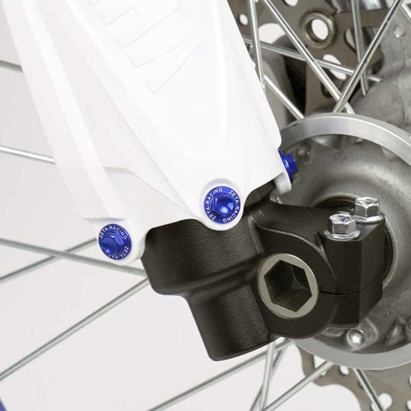 Zeta Yamaha Yz 450 F 18-21/yz 250 F 19-21/yz 450 F 19-21/yz 250 Fx 20 Ze88-5676 Skruvsats För Kåpa I Aluminium Blå
