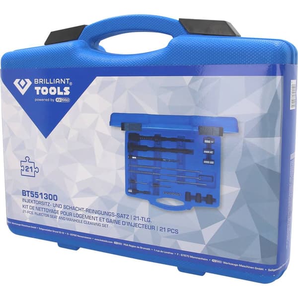Brilliant Tools BT551300 Injektor- och inkopplingsrengörings-set, 21-delar