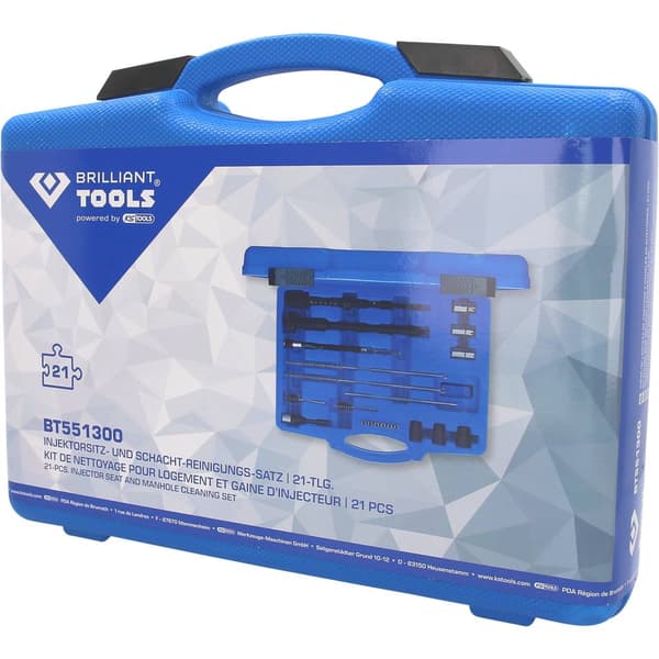 Brilliant Tools BT551300 Injektor- och inkopplingsrengörings-set, 21-delar