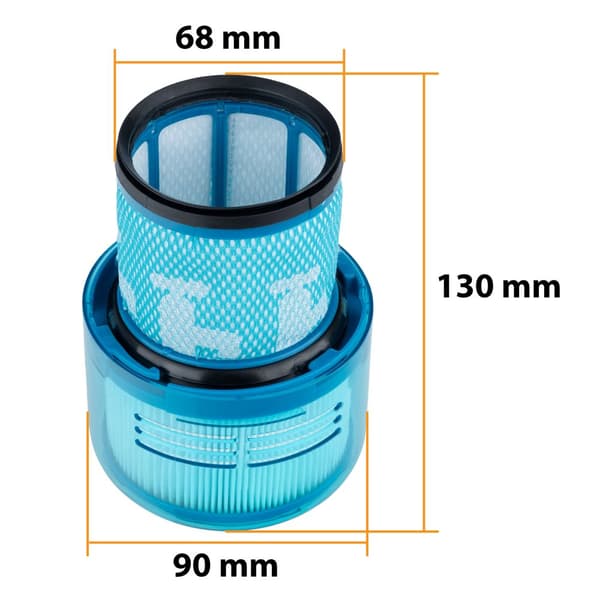 kpl Dyson V11/V15 Detect Absolute -ilmanpuhdistimen vaihtosuodatinta
