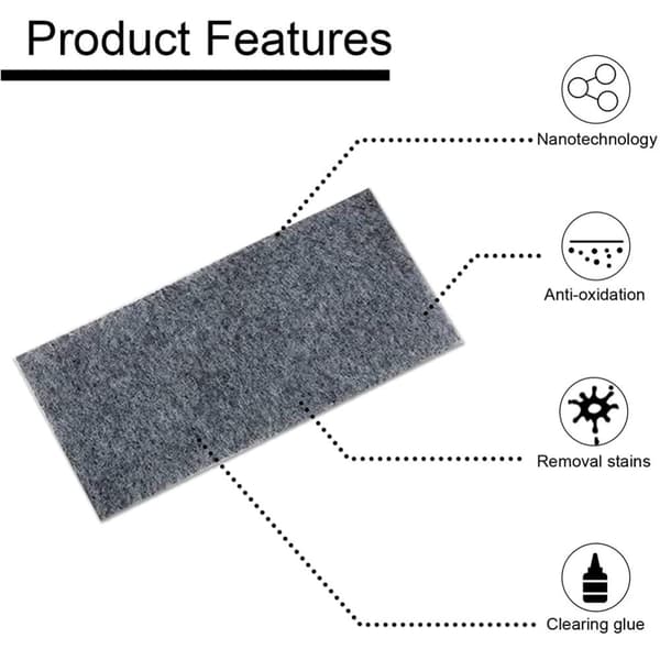 6-pack Nano Bilreparationsduk - Borttar Skrapor/Vattenfläckar | 3-in-1 Polering & Skydd - För Lack & Plast