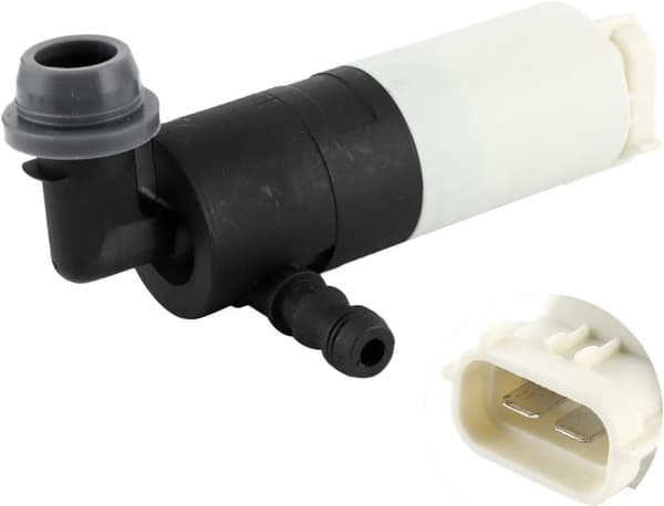 Bil vindrutespolarpump, 12826943 Fönsterspolarvätskepump Reservoar reservdelar ABS Passar för Saab Automobile