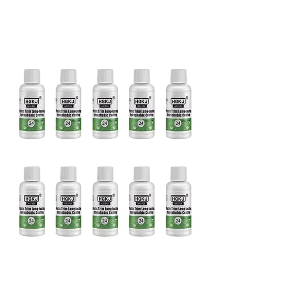 Auton muovin uudistaja, hydrofobinen kaava, pitkäkestoinen suojaus, 50ml x 10kpl