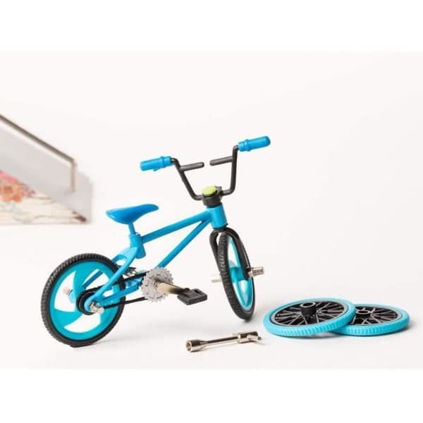 Finger BMX Pack - Märke - Mini Freestyle Cykel med hjul och anpassningsverktyg