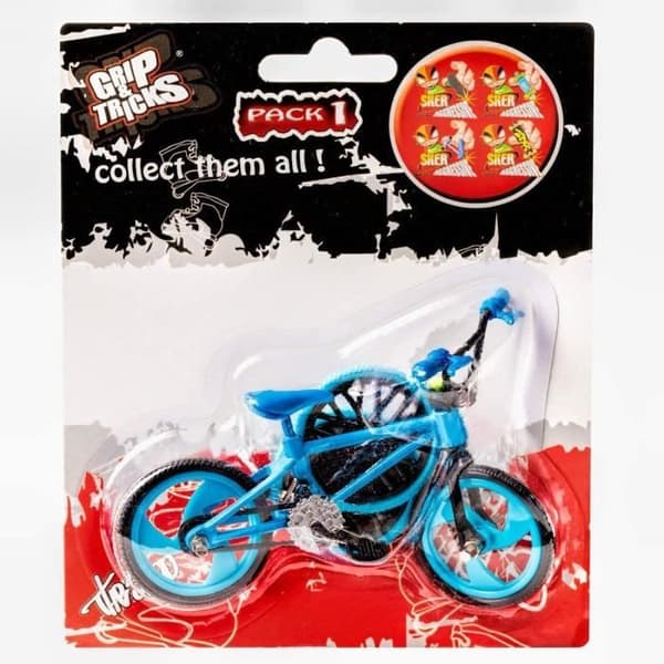 Finger BMX Pack - Märke - Mini Freestyle Cykel med hjul och anpassningsverktyg