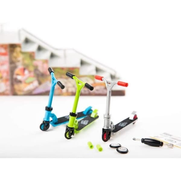 Packa Finger SCOOTER / Scooter för att skräddarsy för tricks - Grip &amp; tricks - Barnpojke - Anpassningsbara hjul