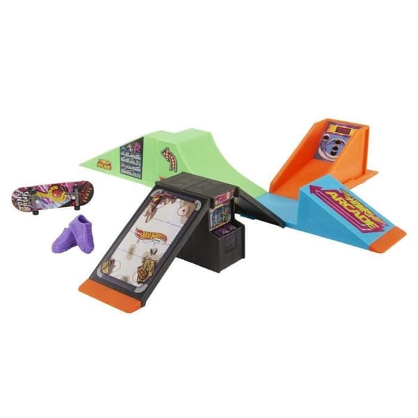 Hot Wheels - Skate - Skatepark Modul Sortiment - Liten bil - från 5 år och uppåt - HOT WHEELS - HGT91 - HOT WHEELS FORDON