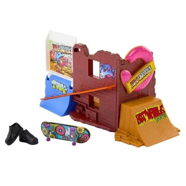 Hot Wheels - Skate - Skatepark Modul Sortiment - Liten bil - från 5 år och uppåt - HOT WHEELS - HGT91 - HOT WHEELS FORDON