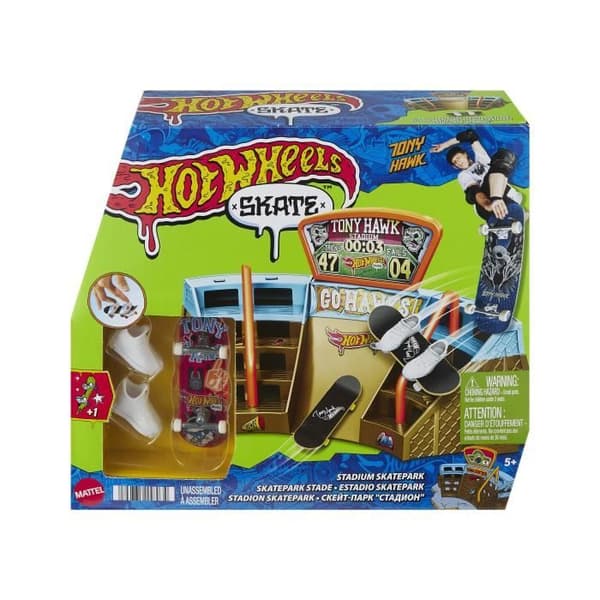 Hot Wheels - Skate - Skatepark Modul Sortiment - Liten bil - från 5 år och uppåt - HOT WHEELS - HGT91 - HOT WHEELS FORDON