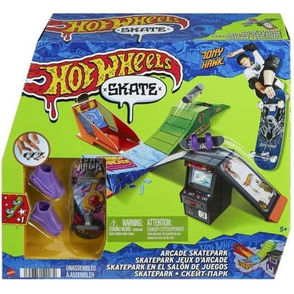 Hot Wheels - Skate - Skatepark Modul Sortiment - Liten bil - från 5 år och uppåt - HOT WHEELS - HGT91 - HOT WHEELS FORDON
