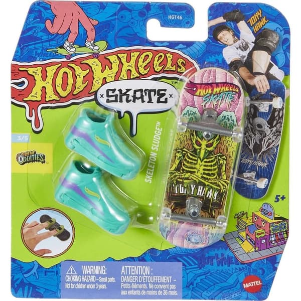 Hot Wheels Skate 1-pack Skeleton Sludge