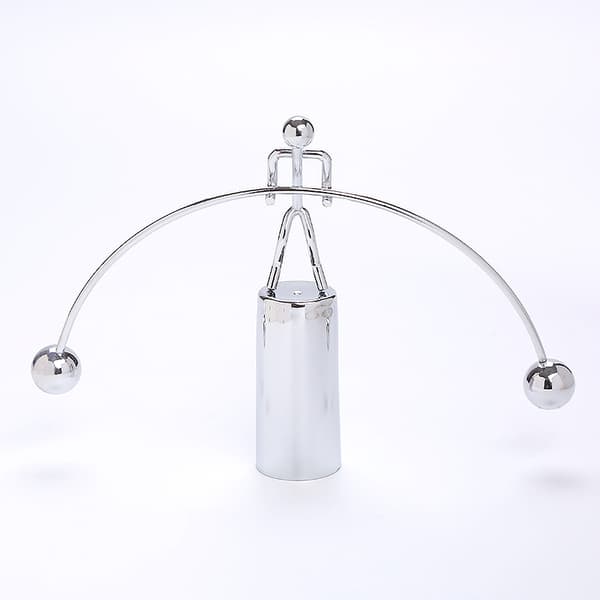 INF Kinetisk kunst balanse leketøy tumbler skrivebordspynt Stand on both feet