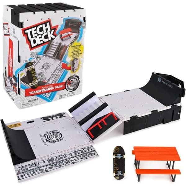 TECH DECK - Finger Skate och Skate Zone med förvaring