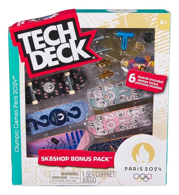 Tech Deck SK8SHOP Bonus pack Paris 2024 Olympic Theme