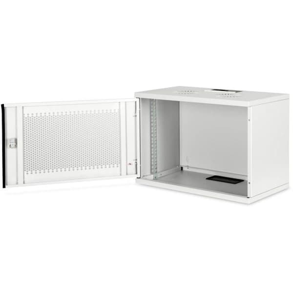 Väggskåp - Digitus - DN-19-07U-S-PD - 7HE - 370x540x400mm - Framsida med hål RAL 7035
