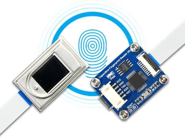 Præcisionskapacitiv fingeraftrykslæser UART/USB