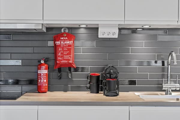 Brandfilt NEXA silikon 120x180cm röd