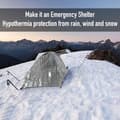 Miniatyrbild 5 av 6: ThermoGuard Survival Blanket - nödfilt, 160x210 cm