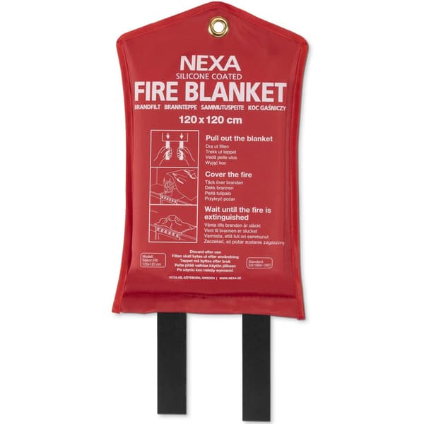 Nexa FB-120 RM Sammutuspeite Silikonipunainen 120x120 cm
