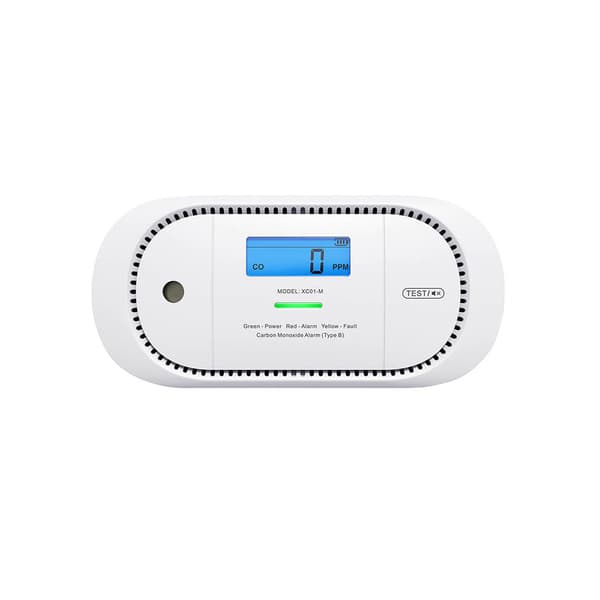 X-Sense XC01-M Link+ karbonmonoksiddetektor med trådløst nettverk og LCD-skjerm
