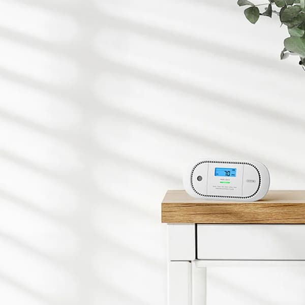 X-Sense XC01-R kuliltedetektor med udskifteligt batteri og LCD-display